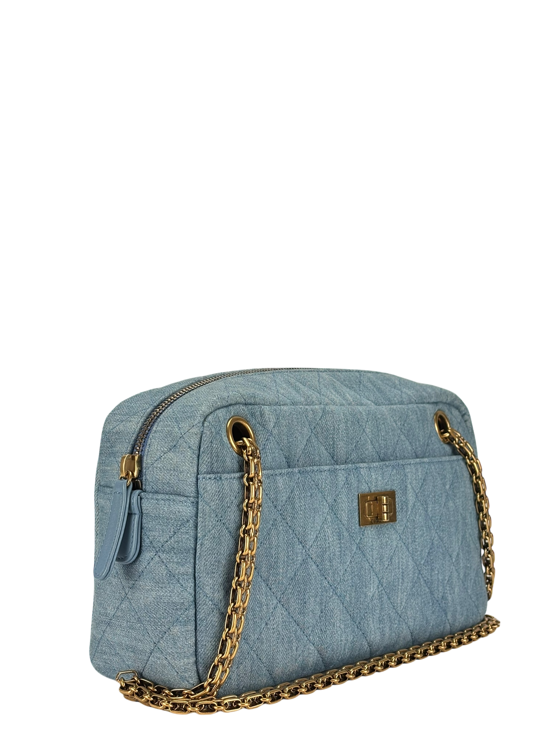 CHANEL -  2.55l Denim Reissue Camera Chain Bag