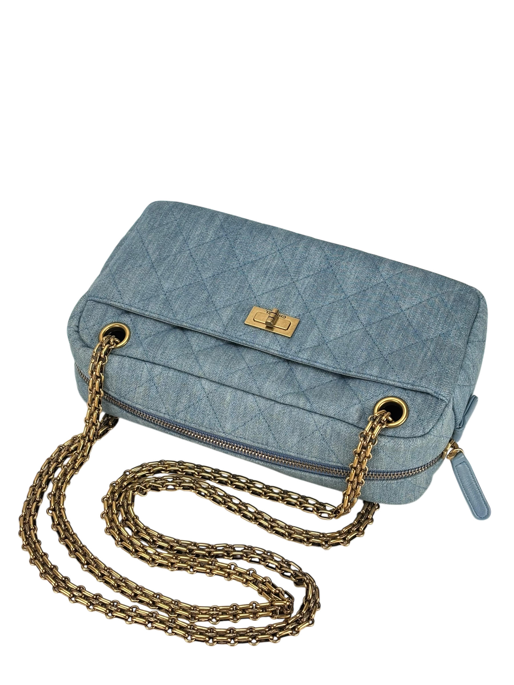 CHANEL -  2.55l Denim Reissue Camera Chain Bag