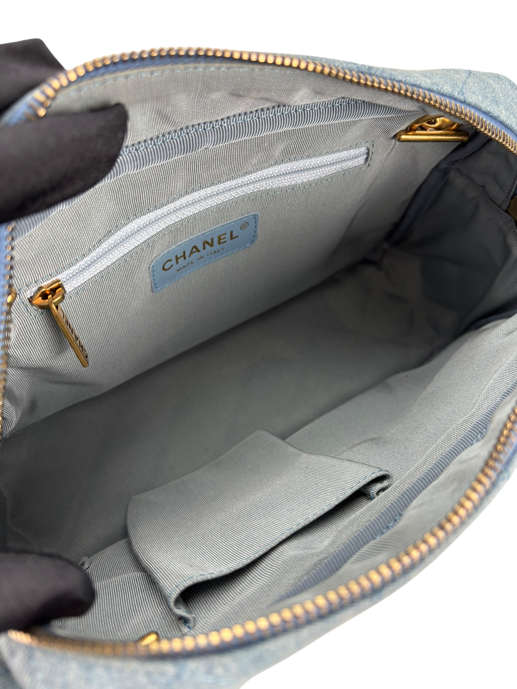 CHANEL -  2.55l Denim Reissue Camera Chain Bag