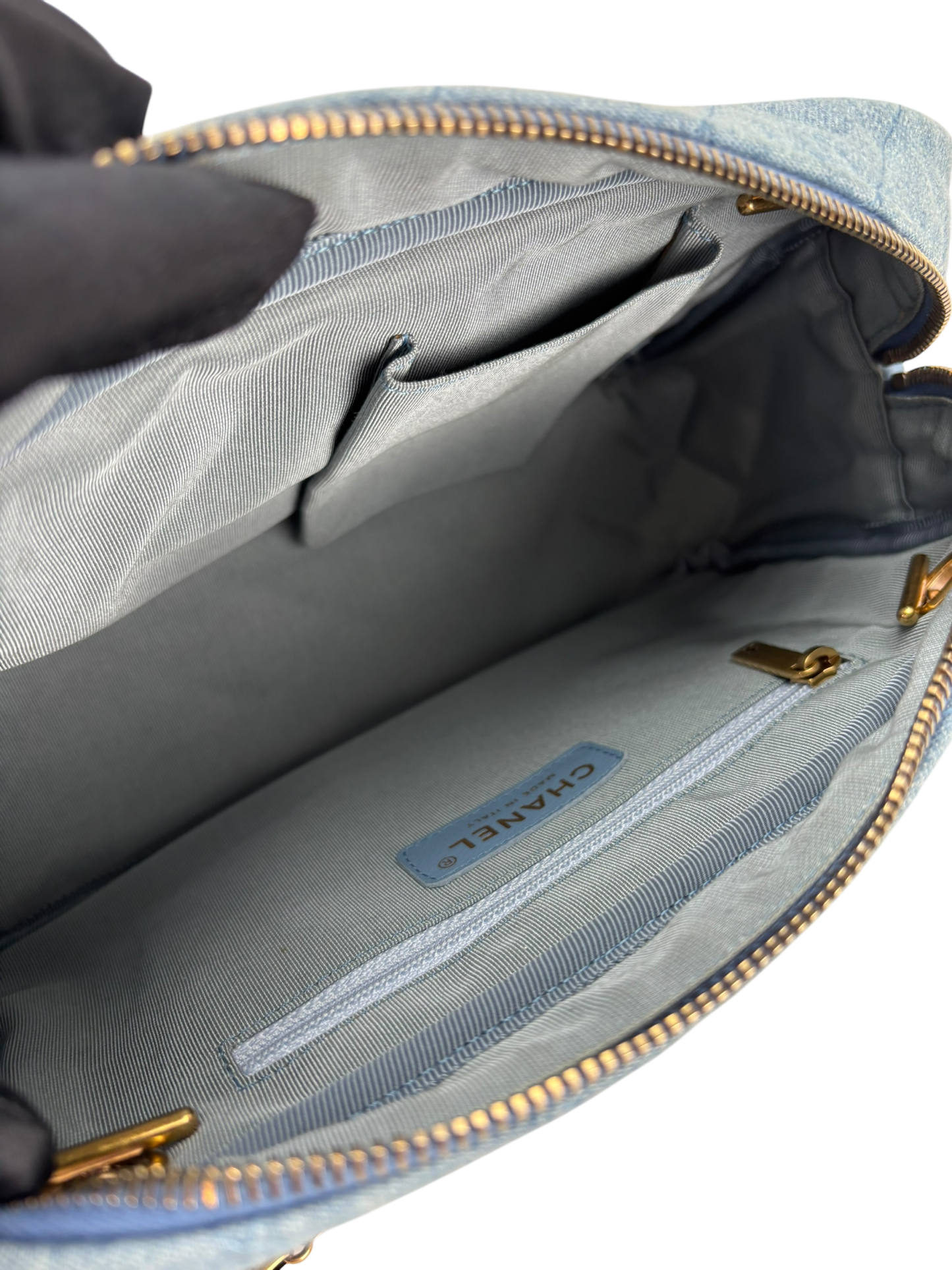 CHANEL -  2.55l Denim Reissue Camera Chain Bag