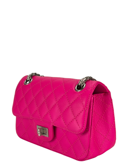 CHANEL -  Pink Calfskin 2.55 Reissue 226 Flap Bag Sliver Hardware