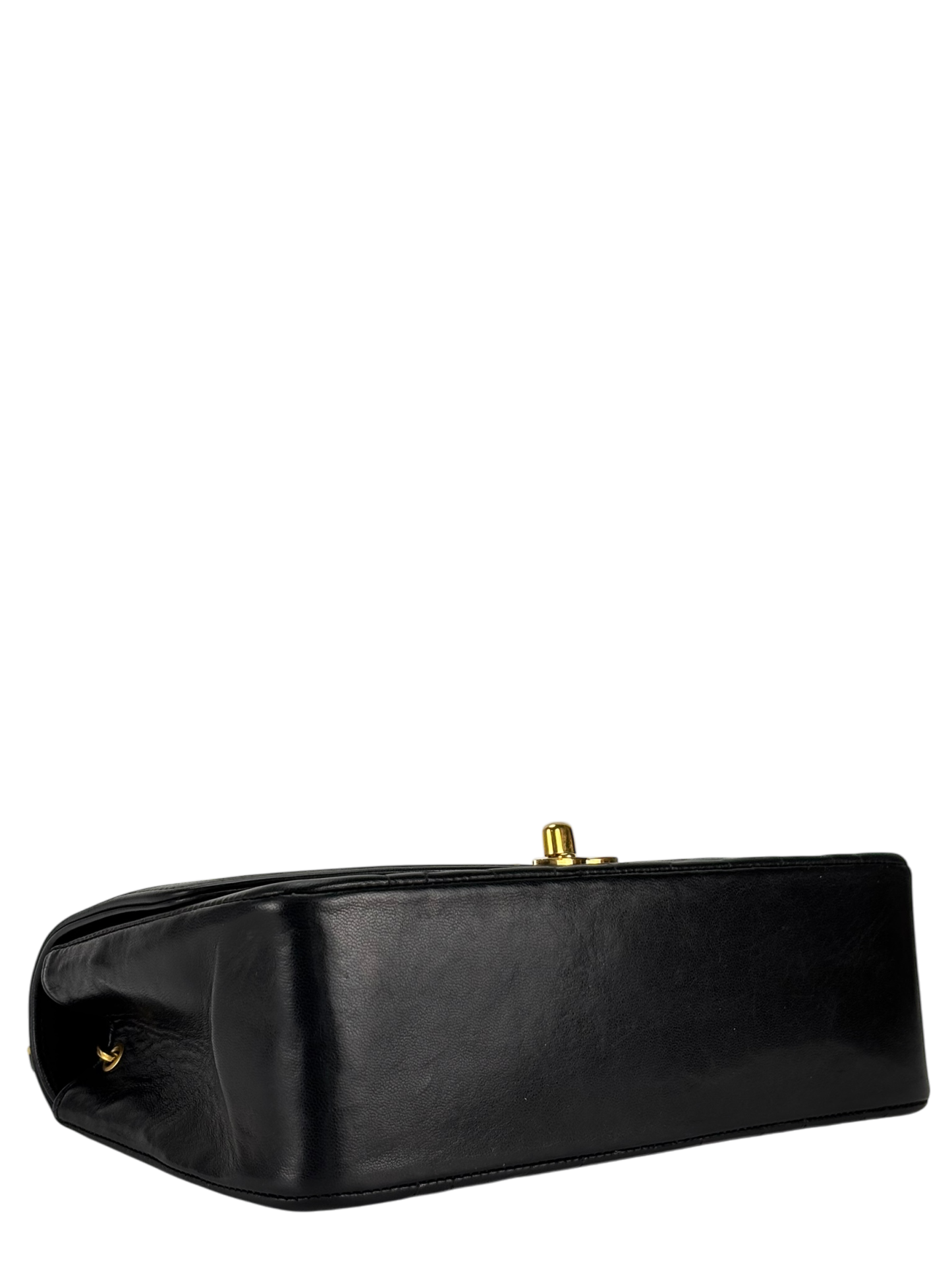 CHANEL - Diana Matrasse Classic Flap Bag Black Lambskin