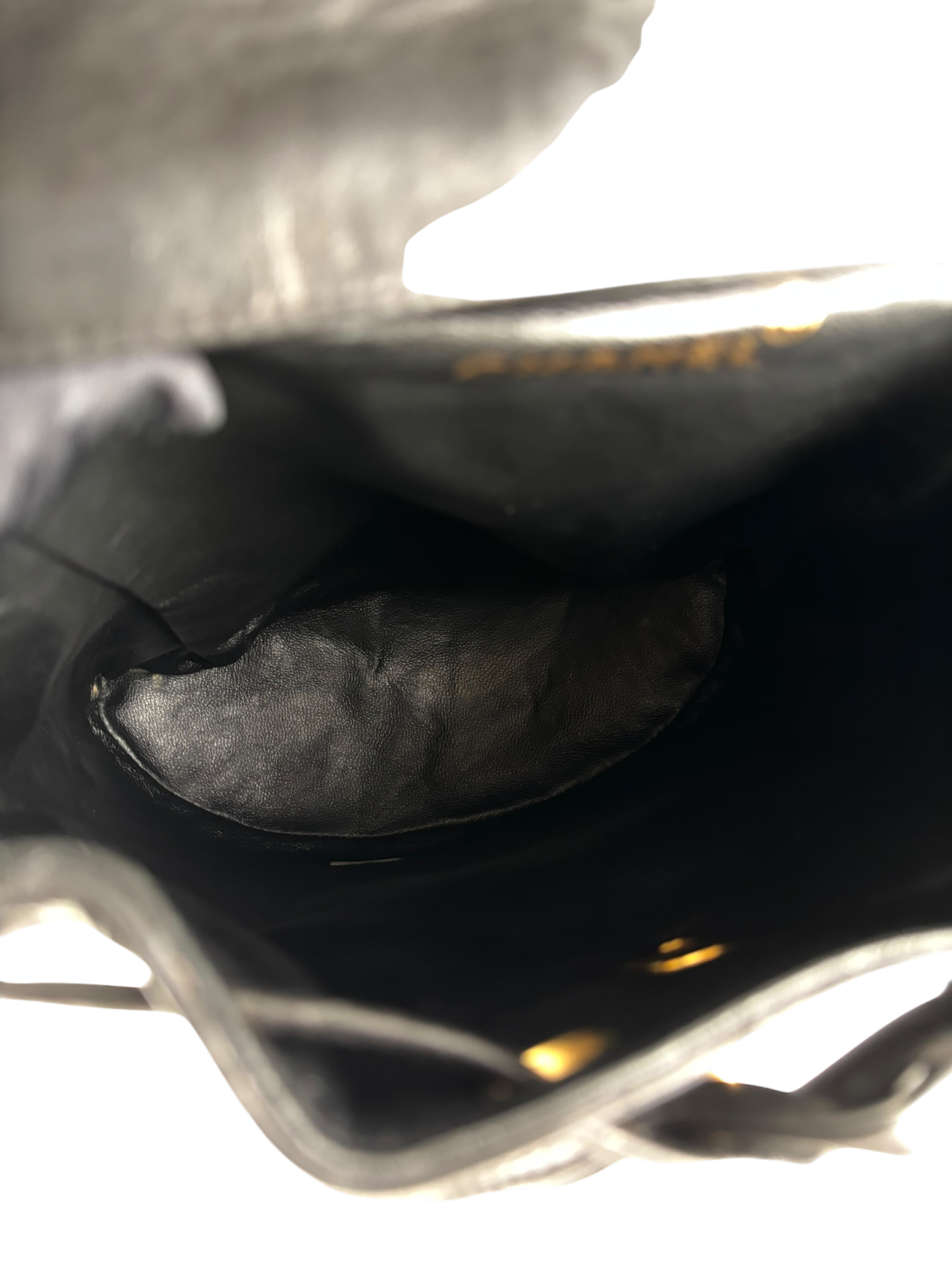 CHANEL - Black Lambskin Duma Backpack