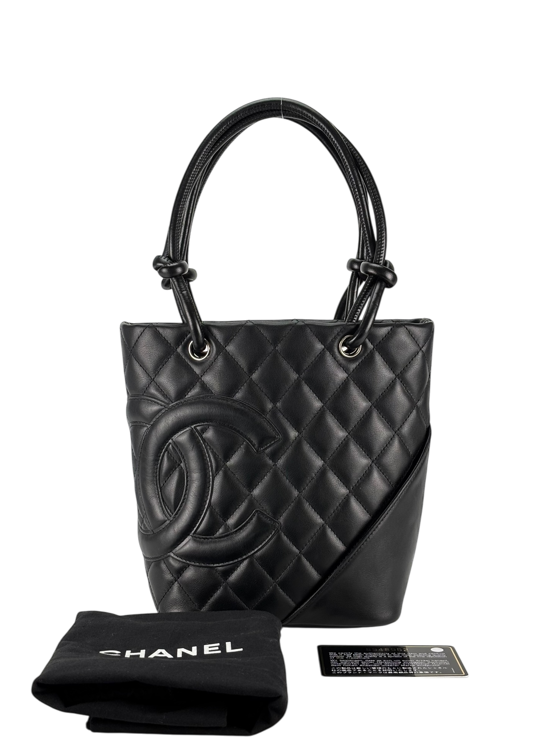 CHANEL - All Black Cambon Tote Bag