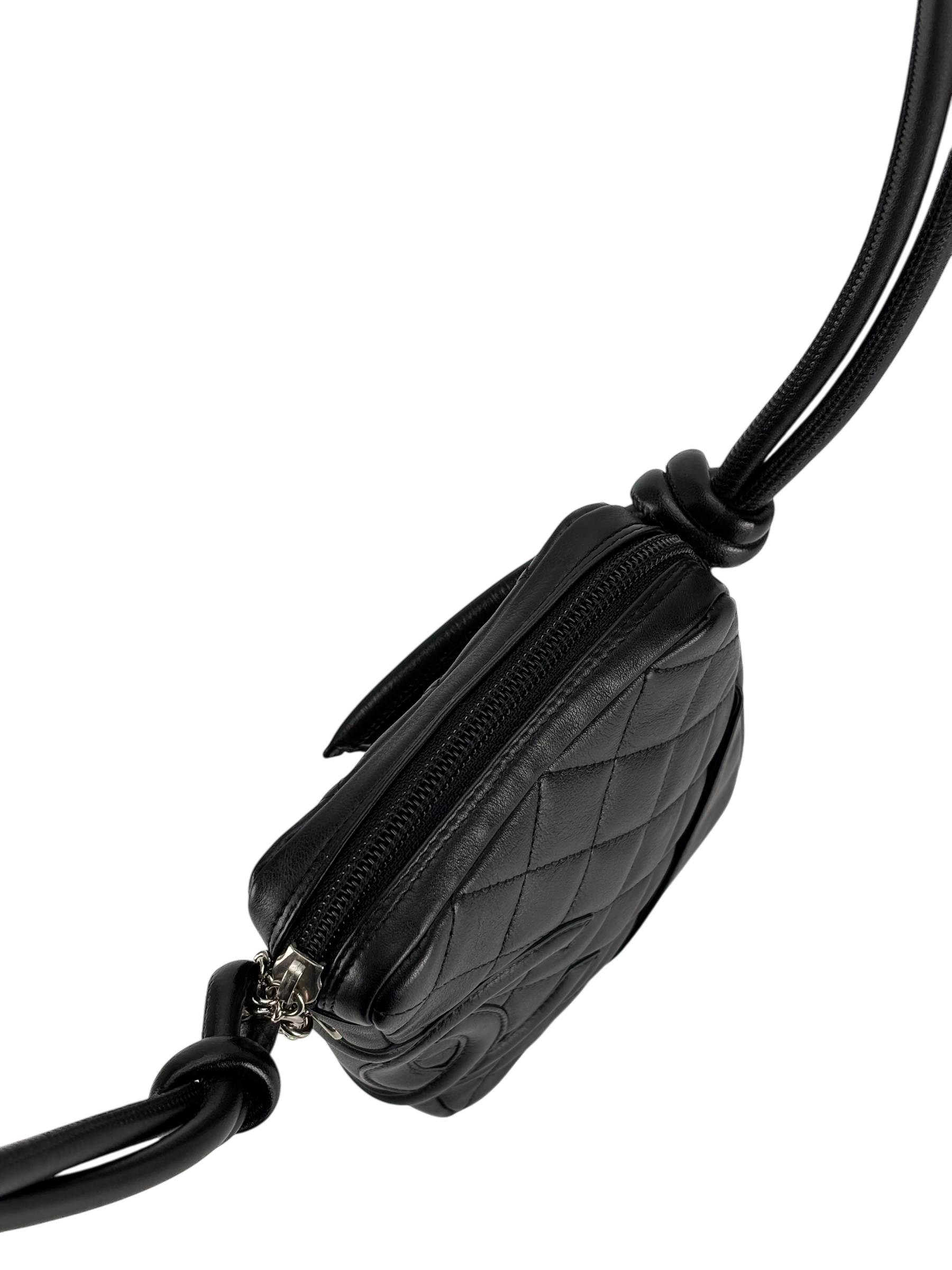 CHANEL - All Black Cambon Mini Shoulder Bag