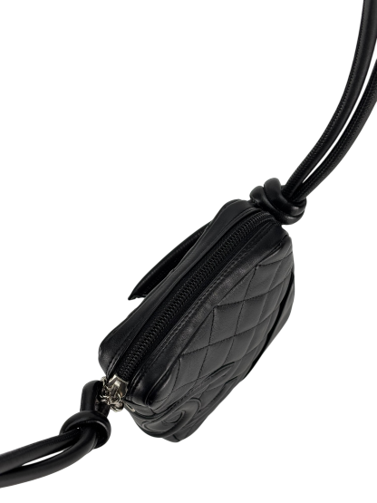 CHANEL - All Black Cambon Mini Shoulder Bag