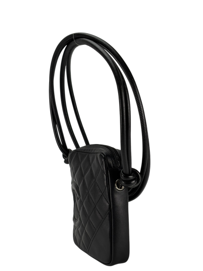 CHANEL - All Black Cambon Mini Shoulder Bag