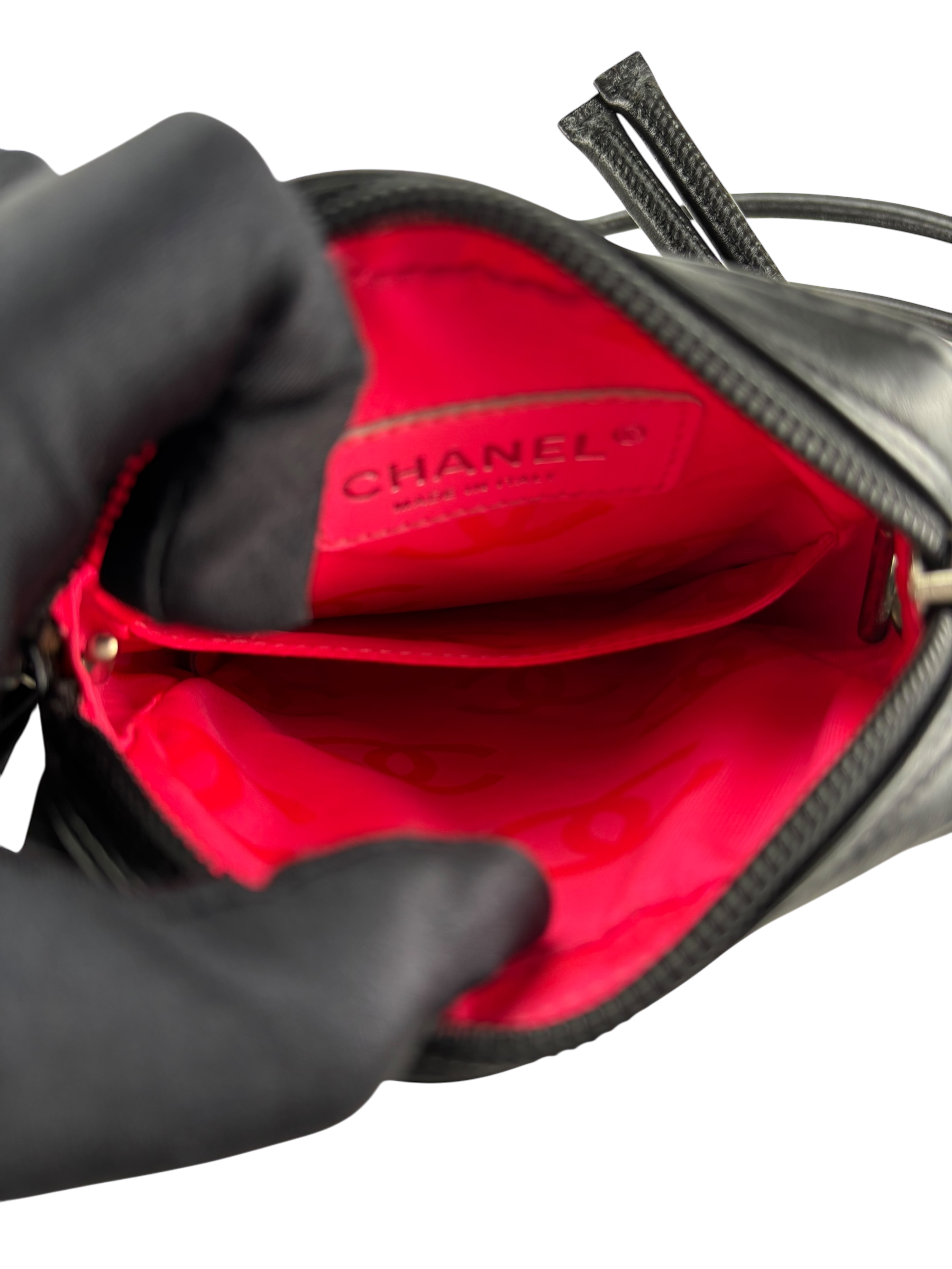 CHANEL - All Black Cambon Mini Shoulder Bag