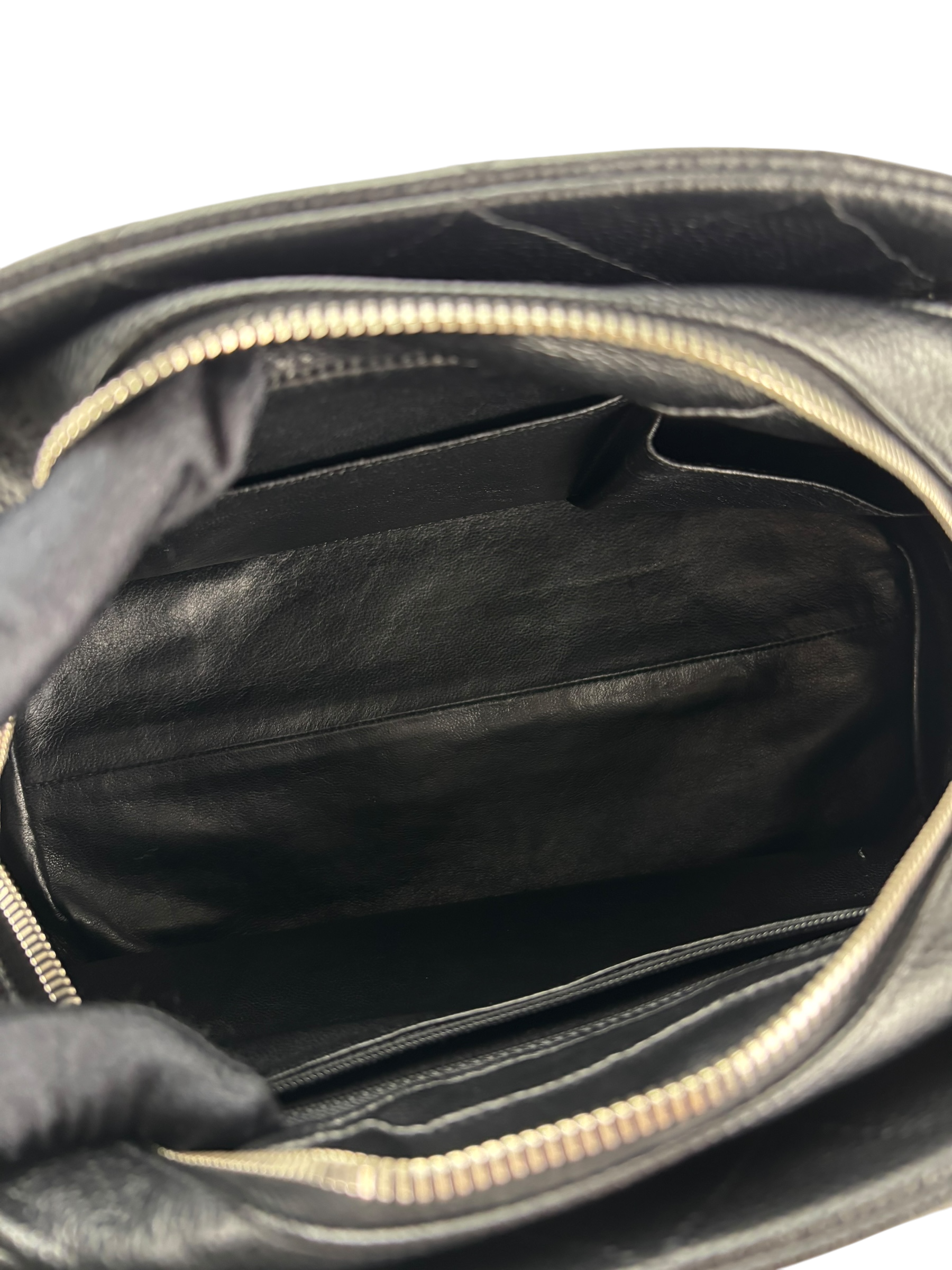 CHANEL - Black Cavair Matelasse Chain Shoulder Bag