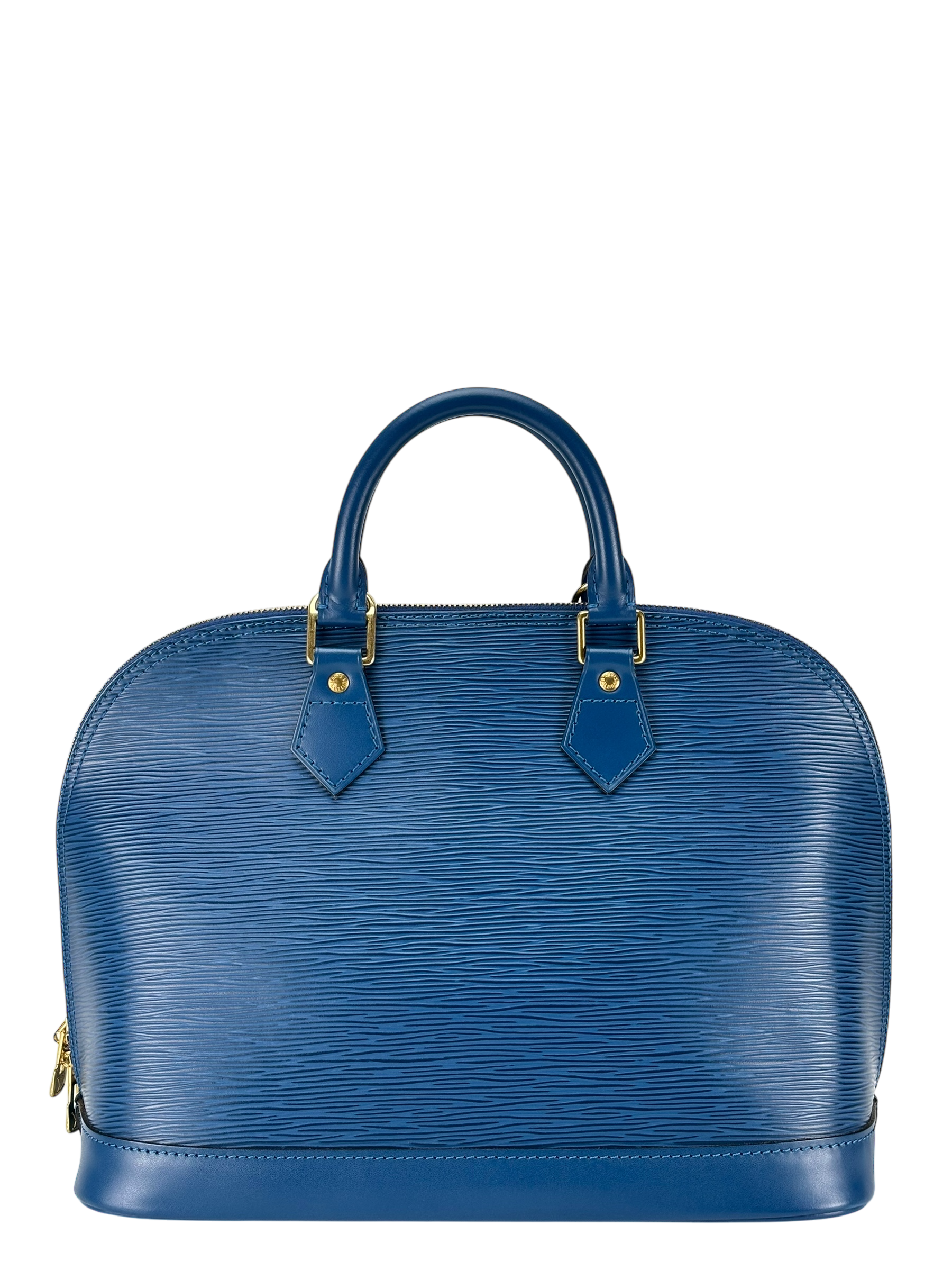 LOUIS VUITTON - Alma PM Hand Bag Blue Epi 