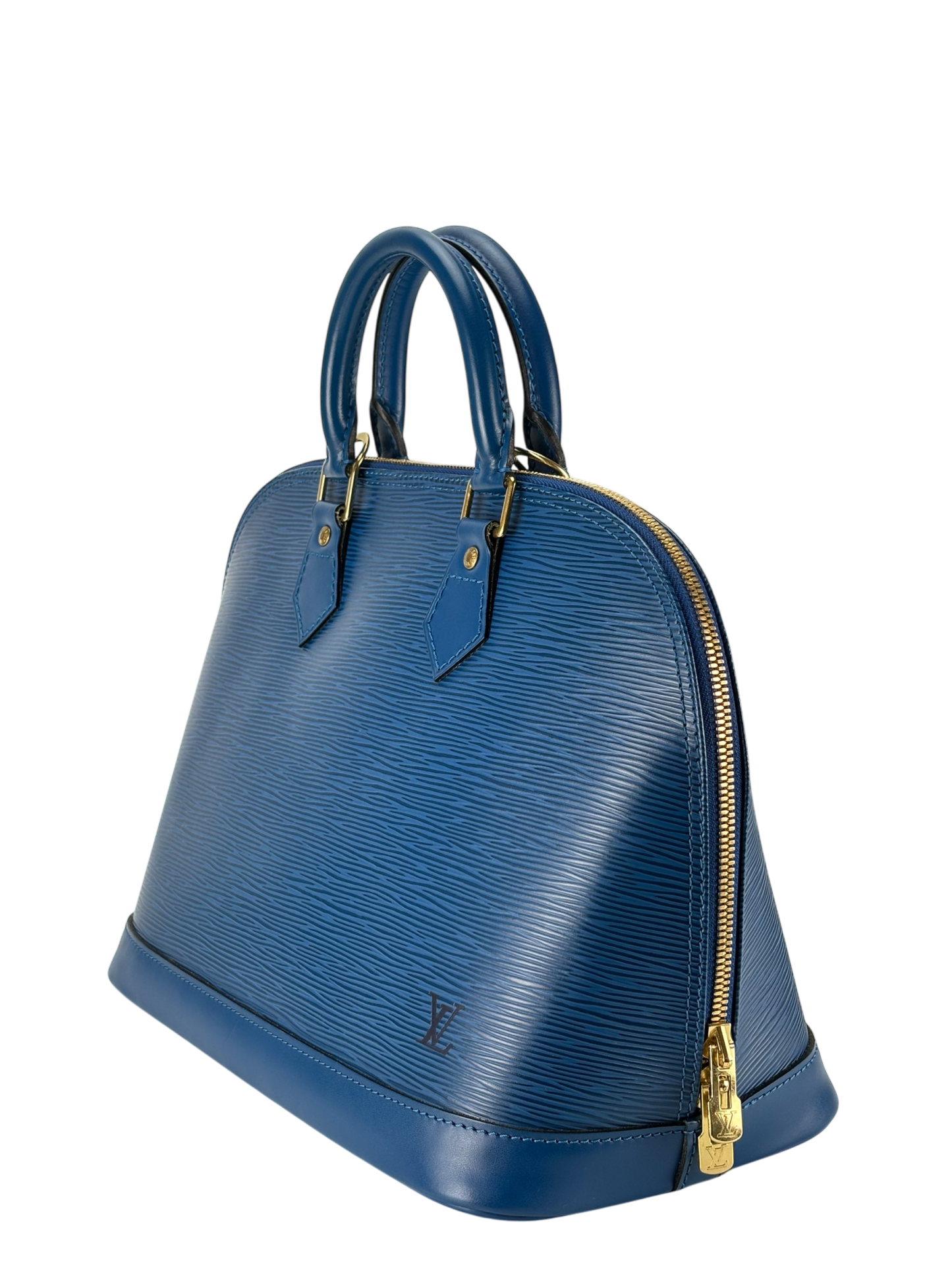 LOUIS VUITTON - Alma PM Hand Bag Blue Epi