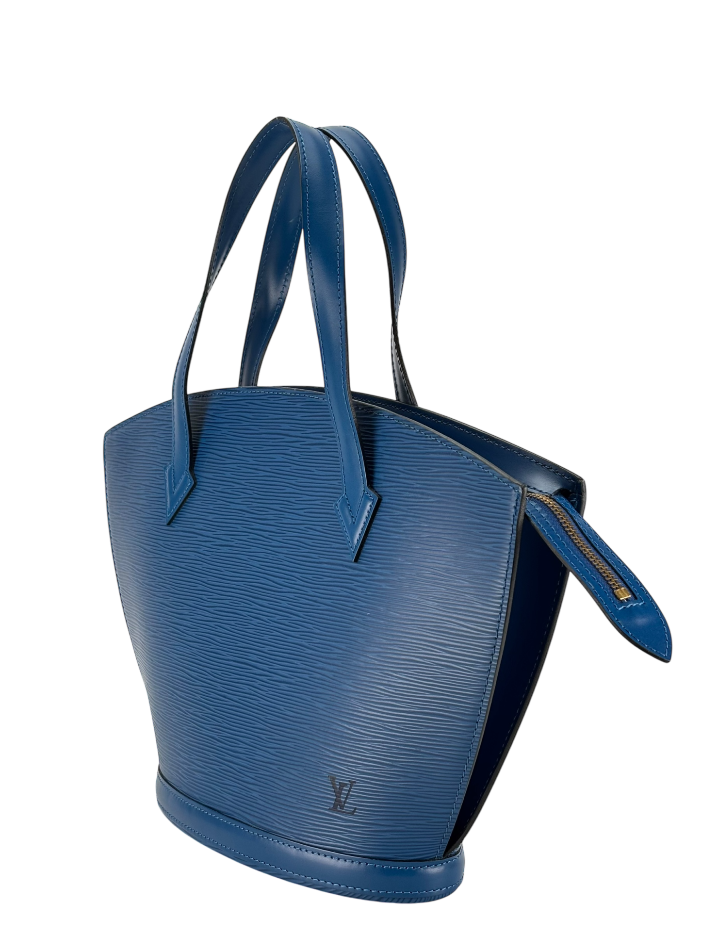 LOUIS VUITTON - Blue Epi Saint Jacques GM Long Strap tote bag