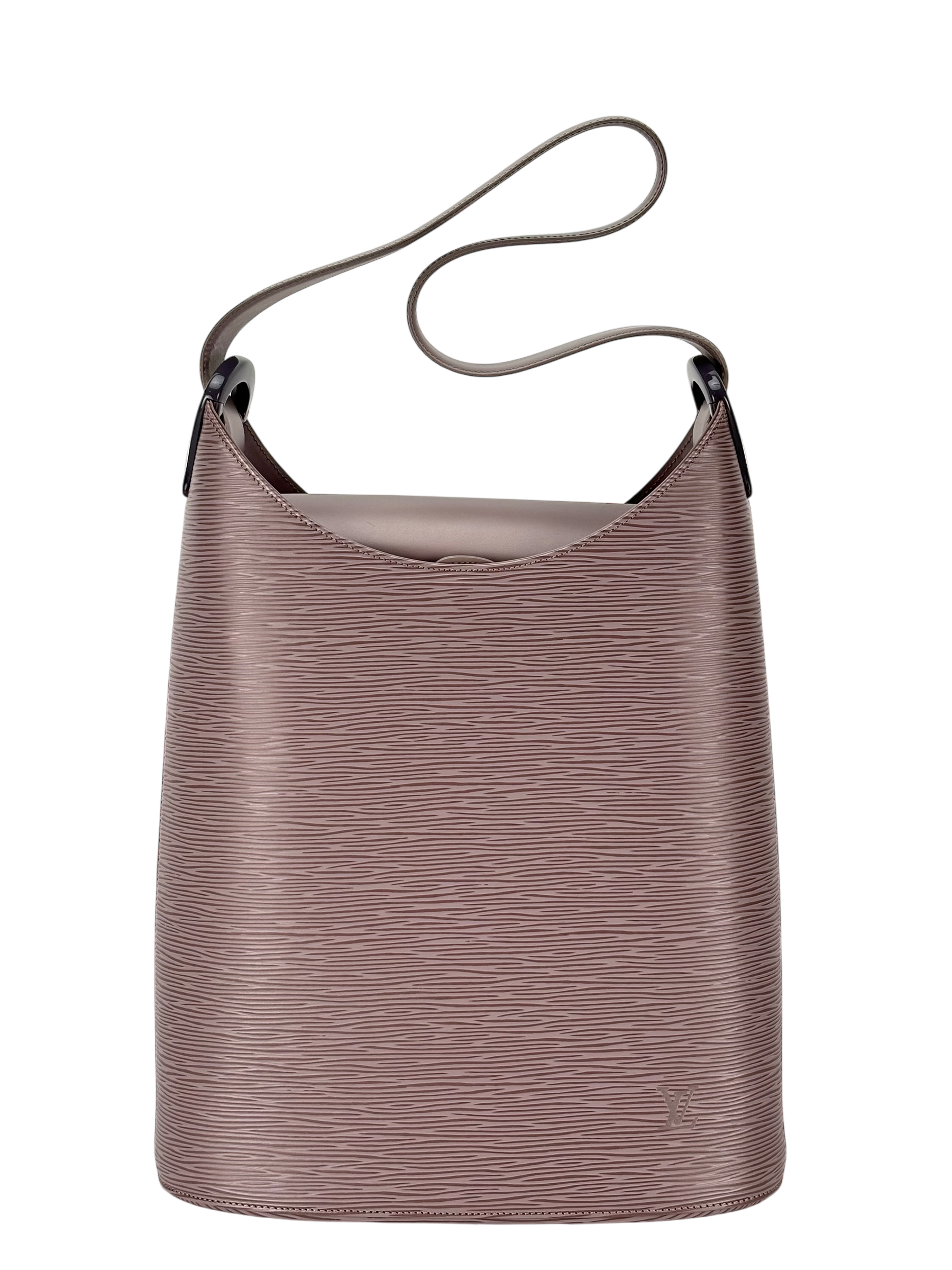 LOUIS VUITTON - Lilac Epi Sac Verseau Leather Shoulder Bag