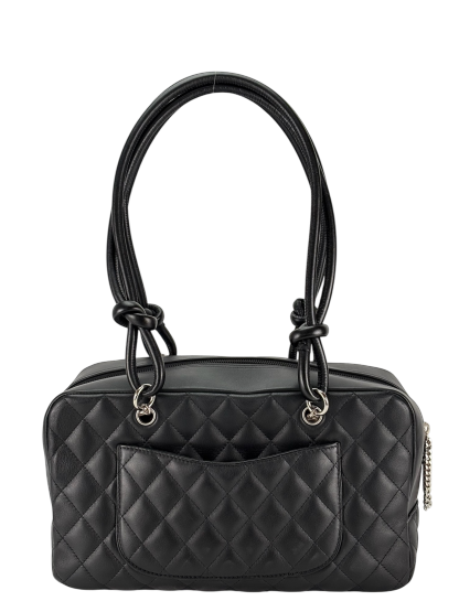 CHANEL - Black Cambon Bowling Handbag