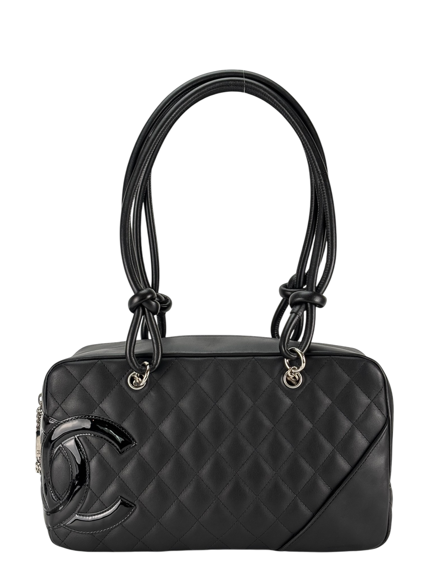 CHANEL - Black Cambon Bowling Handbag