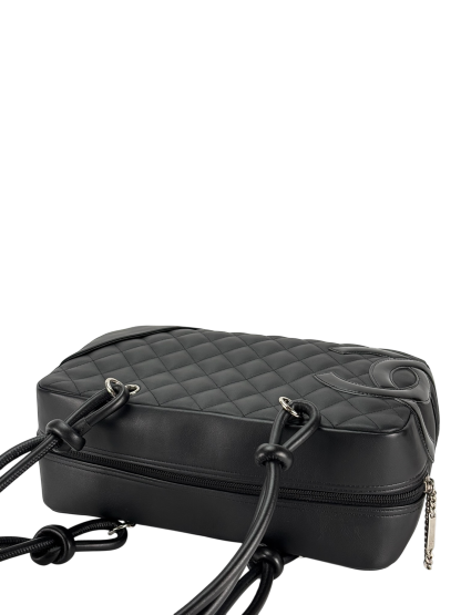 CHANEL - Black Cambon Bowling Handbag
