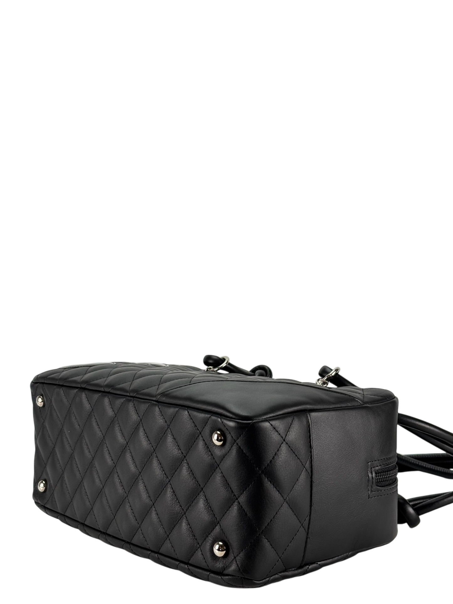 CHANEL - Black Cambon Bowling Handbag