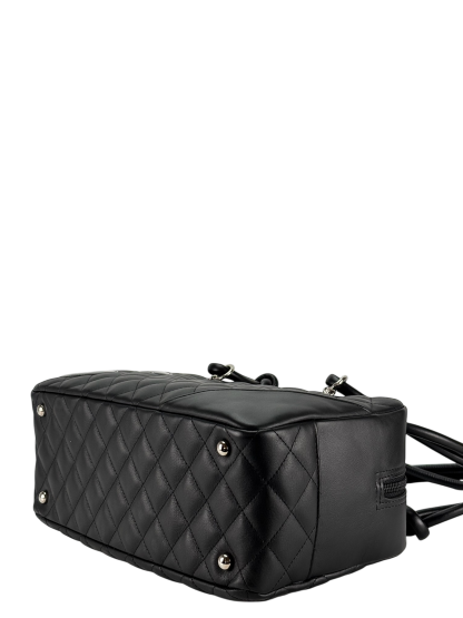 CHANEL - Black Cambon Bowling Handbag