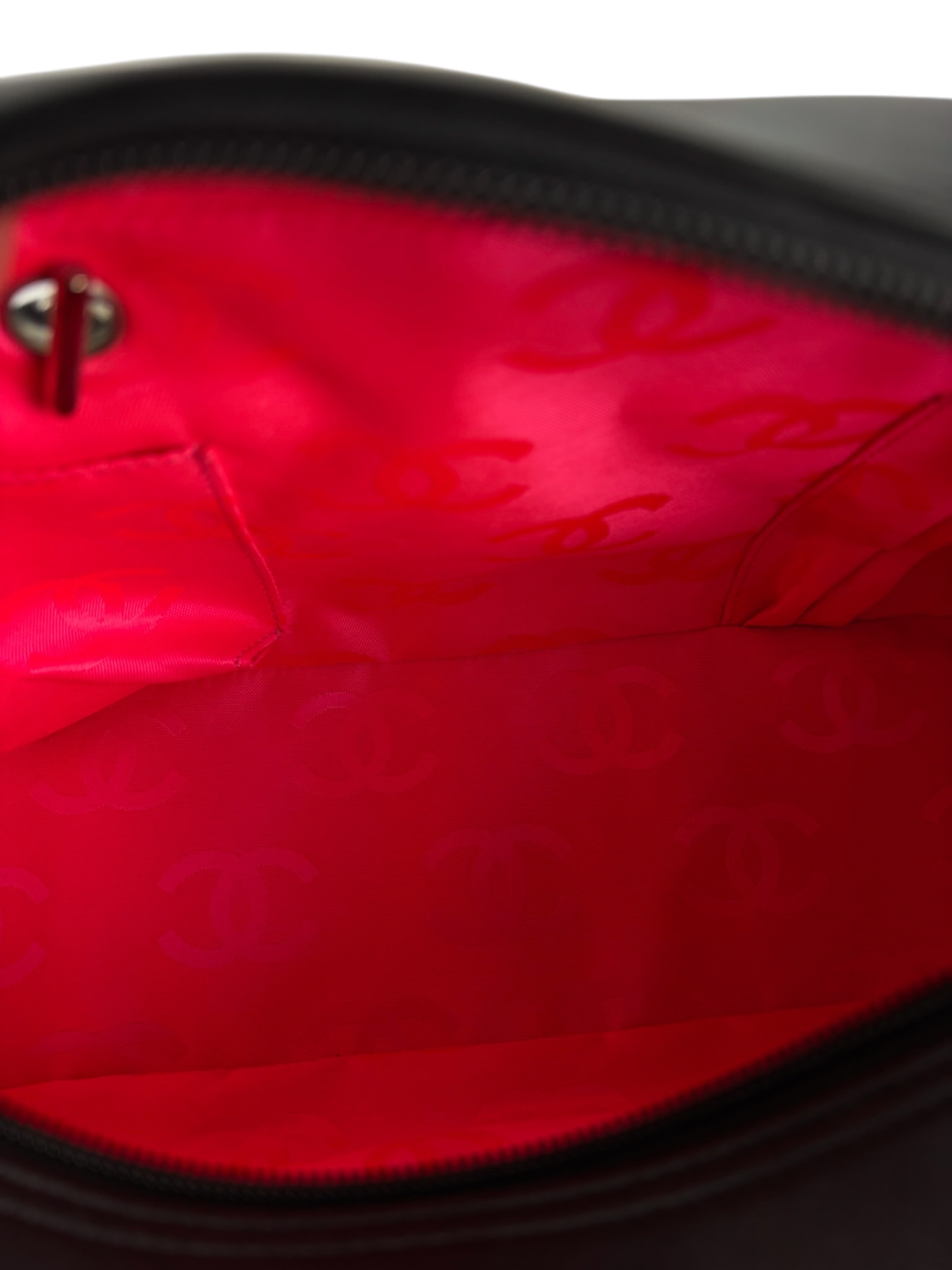 CHANEL - Black Cambon Bowling Handbag