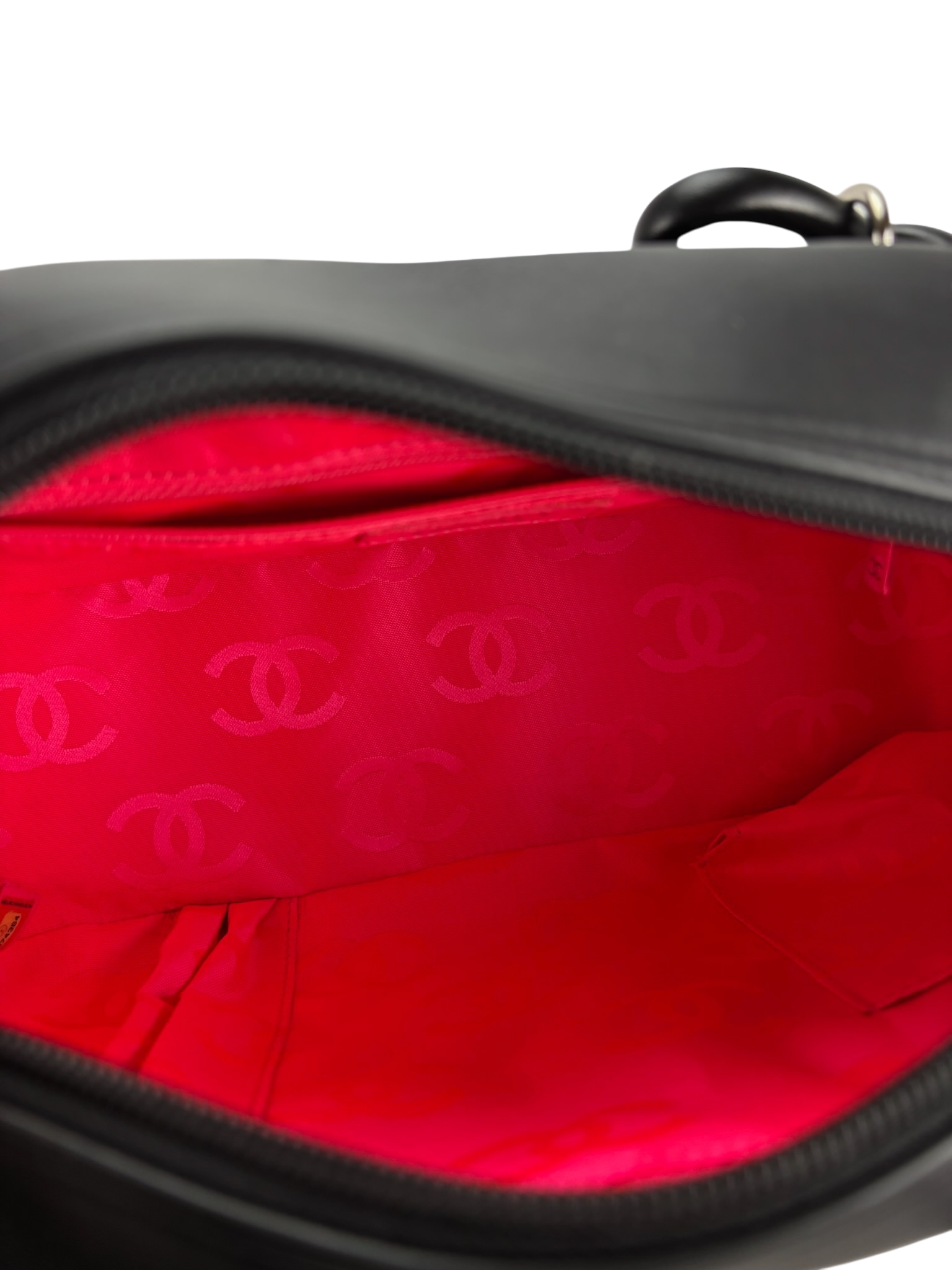 CHANEL - Black Cambon Bowling Handbag