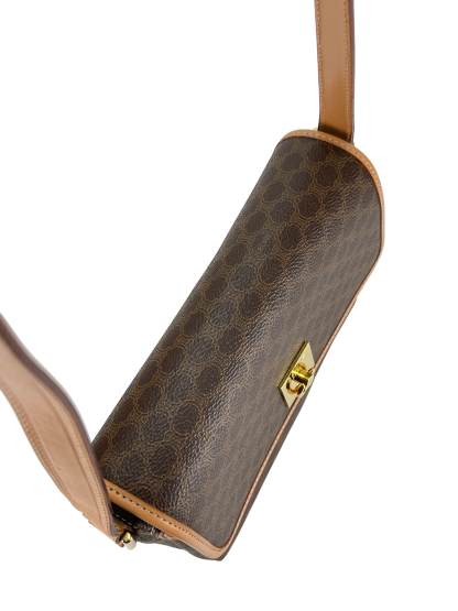 CELINE - Brown  Macadam Shoulder Bag