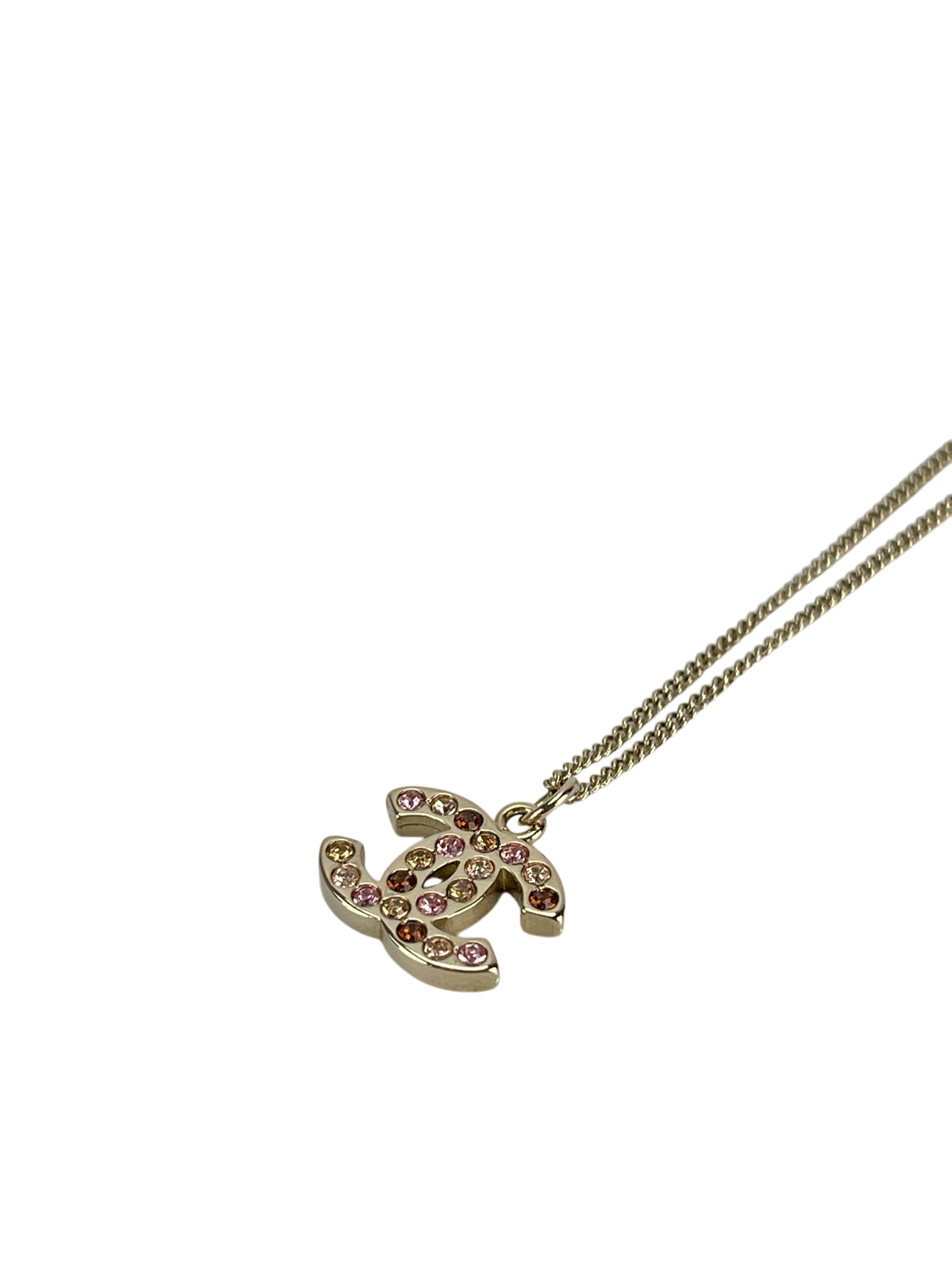 CHANEL - 08A CC Mark Multi Stone Necklace