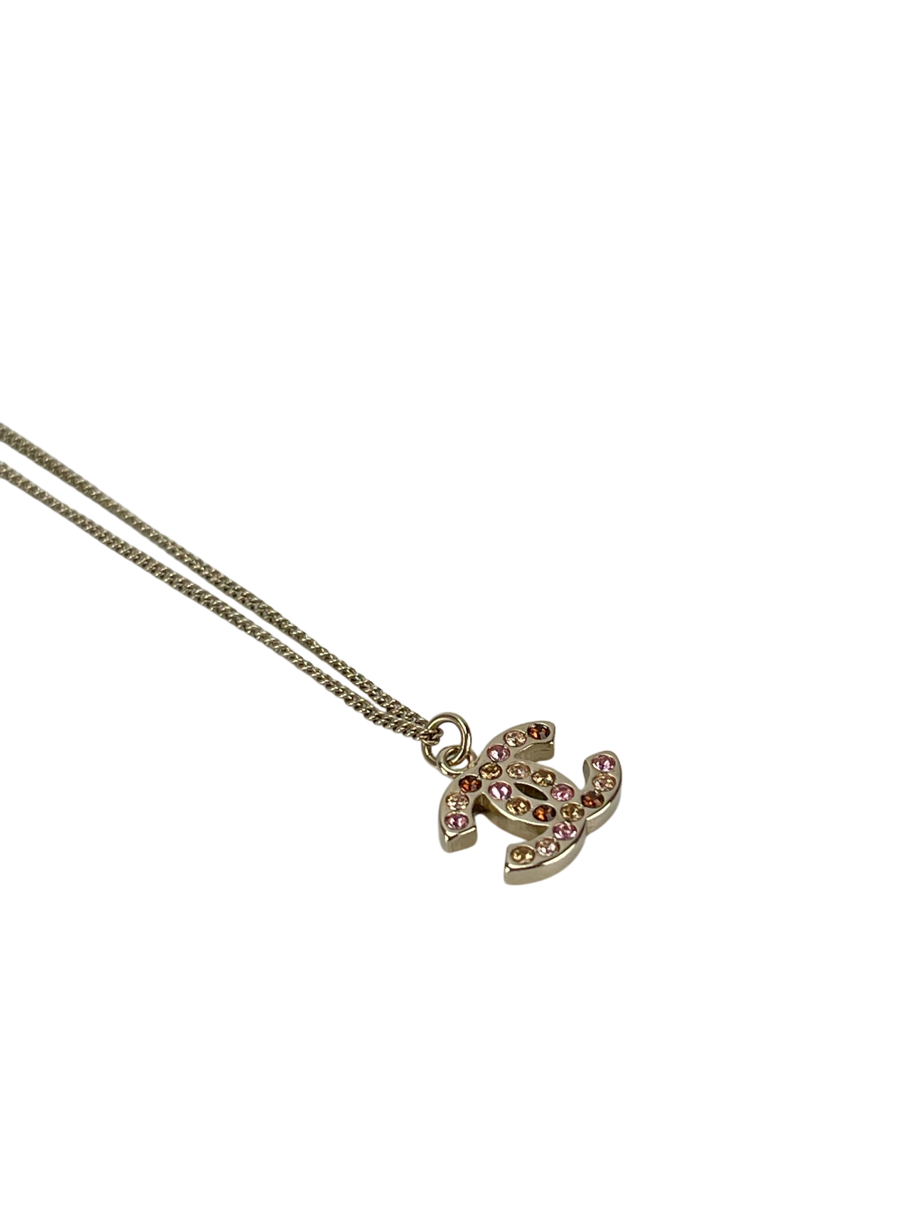 CHANEL - 08A CC Mark Multi Stone Necklace
