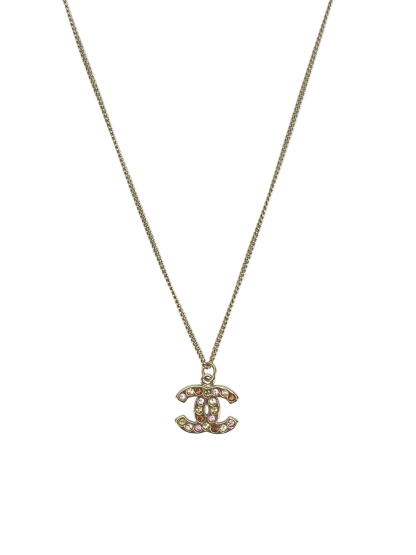 CHANEL - 08A CC Mark Multi Stone Necklace
