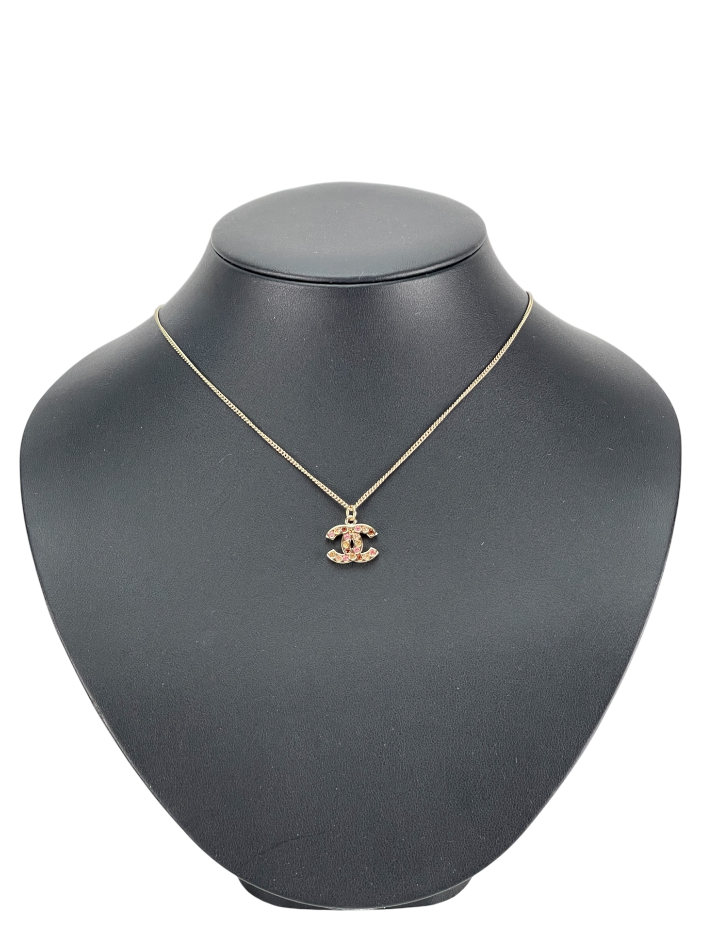 CHANEL - 08A CC Mark Multi Stone Necklace