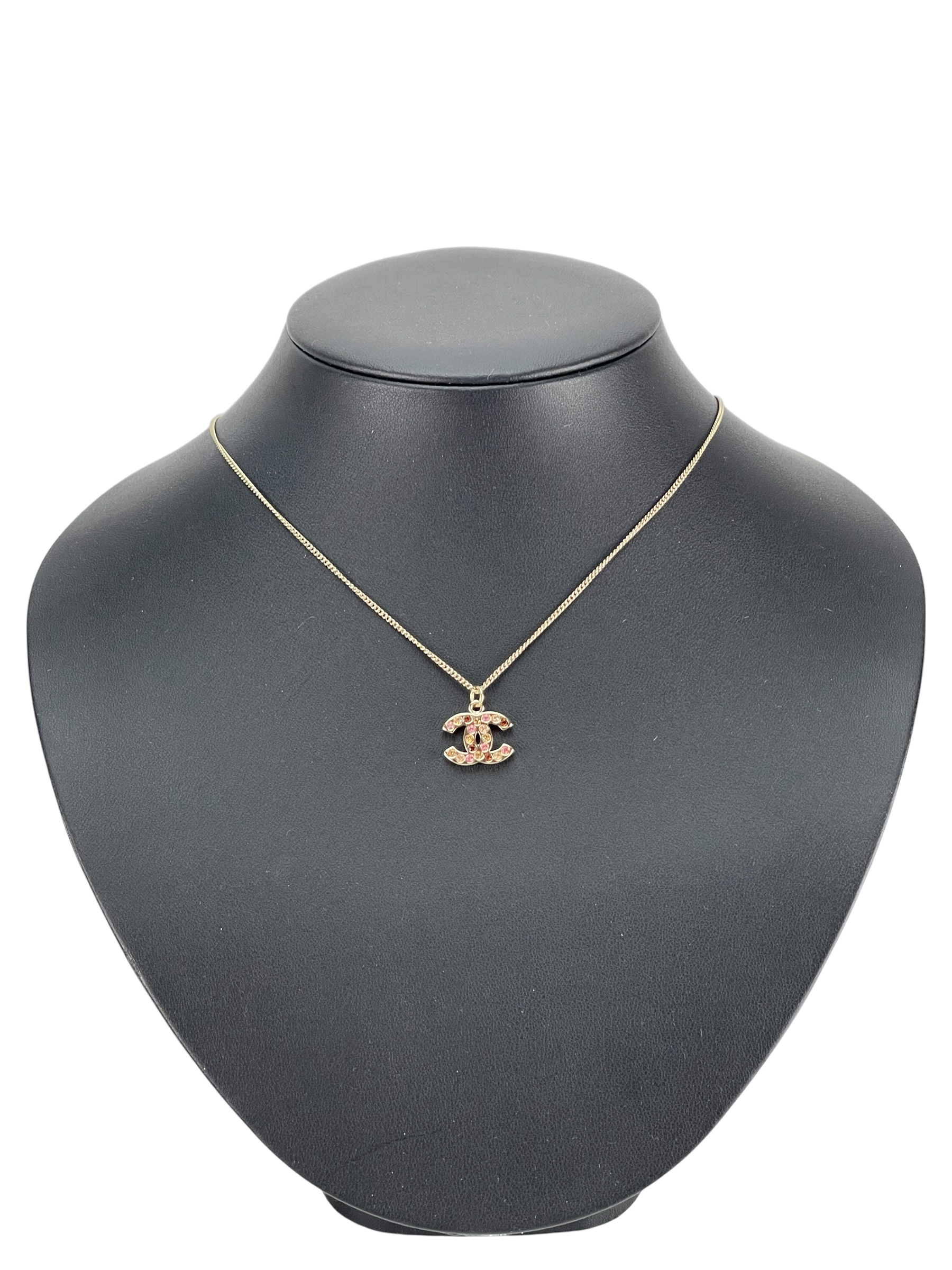 CHANEL - 08A CC Mark Multi Stone Necklace