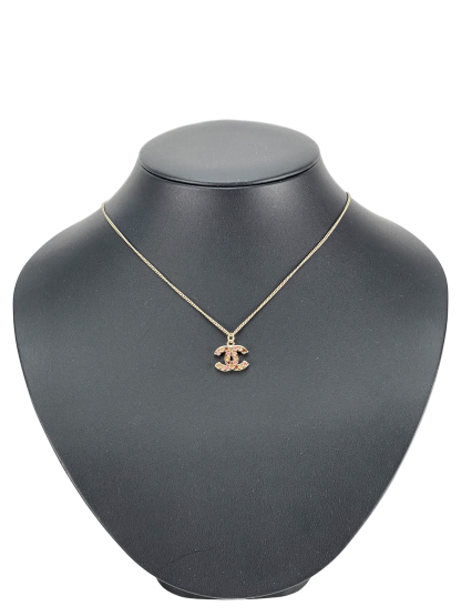 CHANEL - 08A CC Mark Multi Stone Necklace