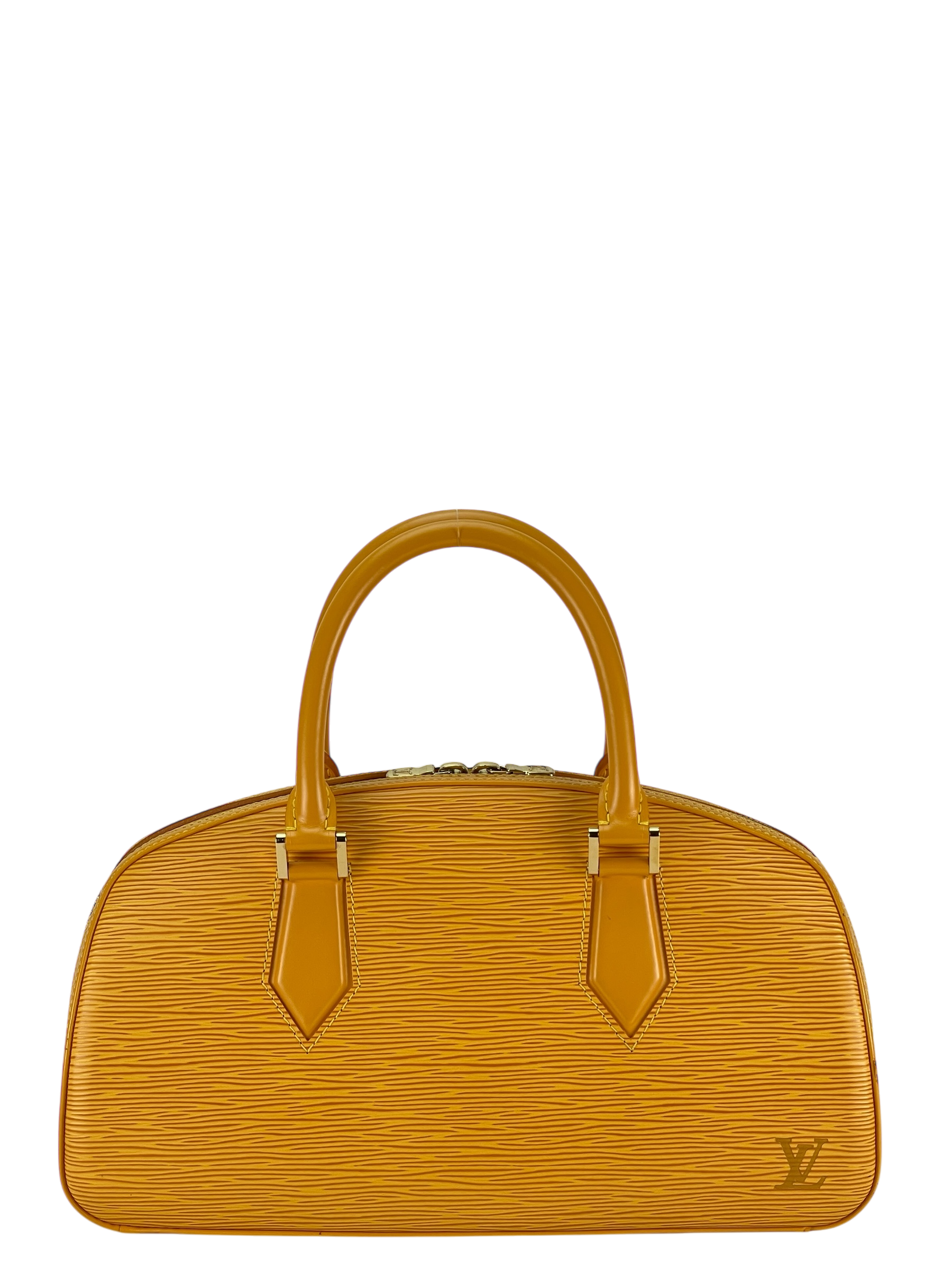 LOUIS VUITTON - Epi Leather Handbag Mini Boston Bag Tassili Yellow