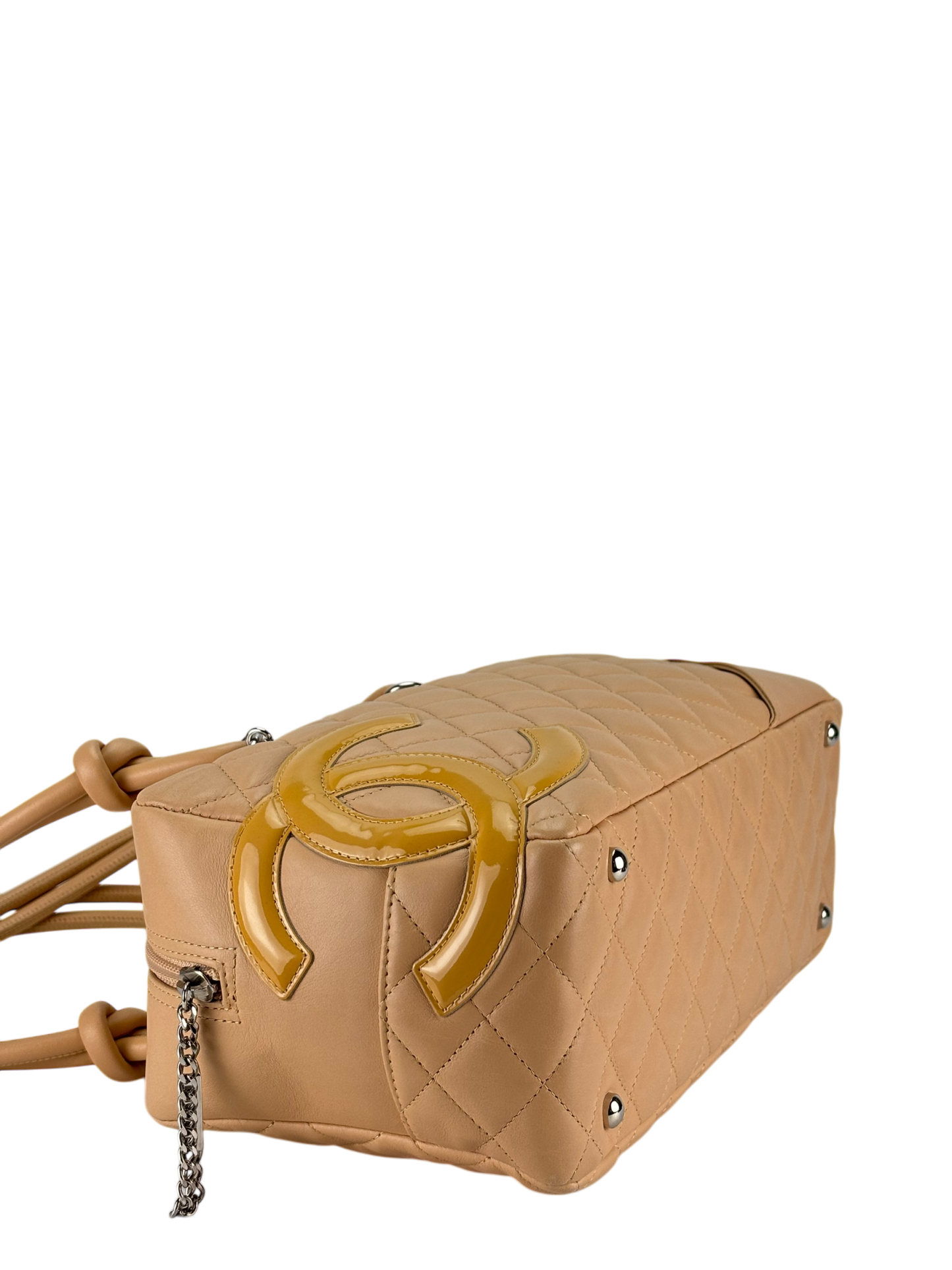 CHANEL - Beige Cambon Bowling Handbag
