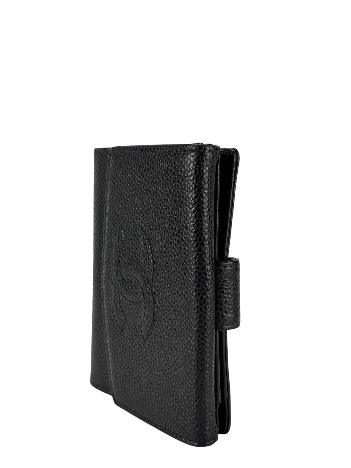 CHANEL - Black Caviar Timeless CC Flap Wallet