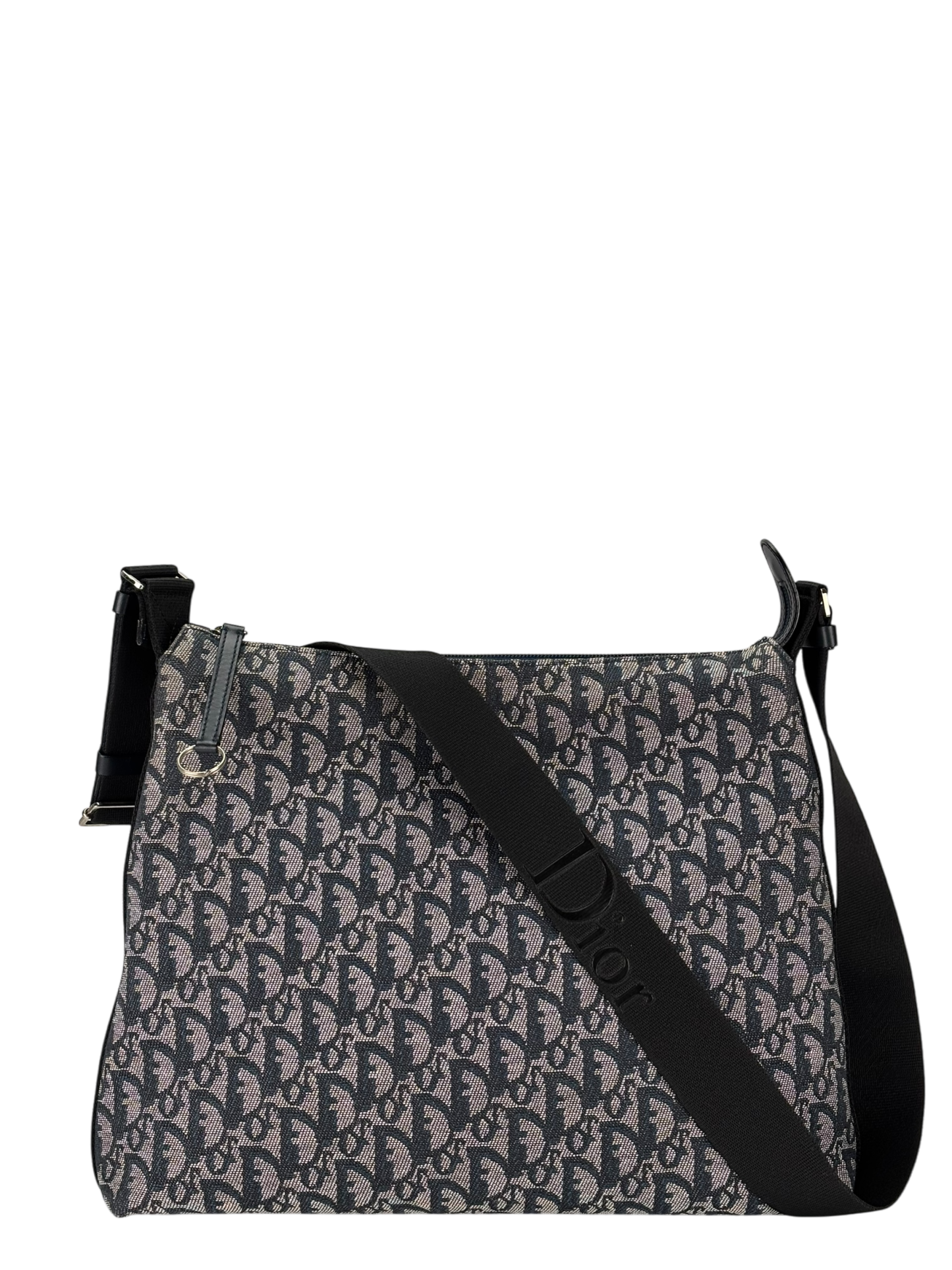 CHRISTIAN DIOR - Navy Diorissimo Pochette Shoulder Bag