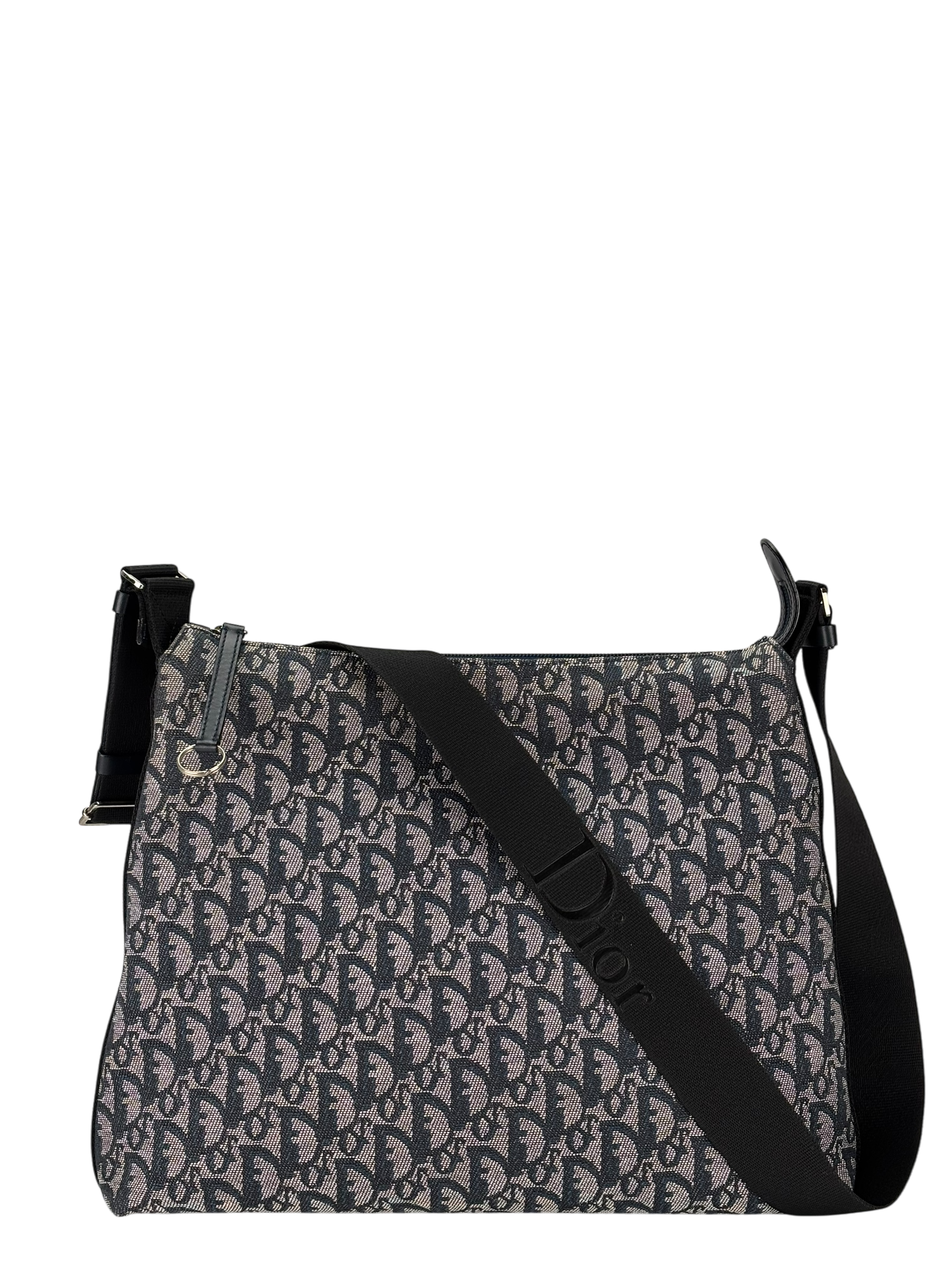 CHRISTIAN DIOR - Navy Diorissimo Pochette Shoulder Bag