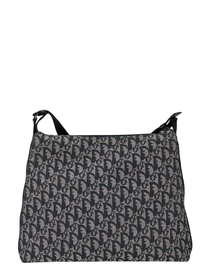 CHRISTIAN DIOR - Navy Diorissimo Pochette Shoulder Bag
