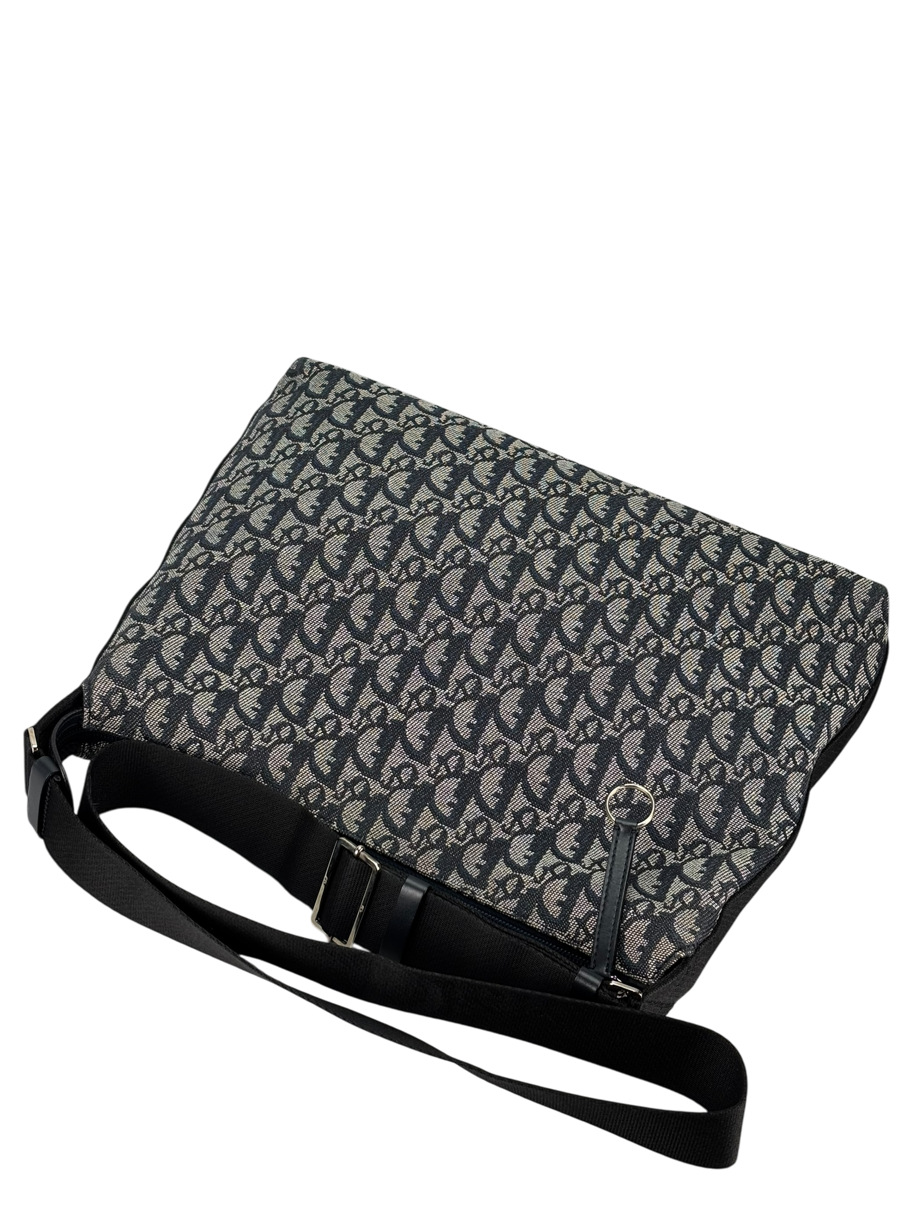CHRISTIAN DIOR - Navy Diorissimo Pochette Shoulder Bag
