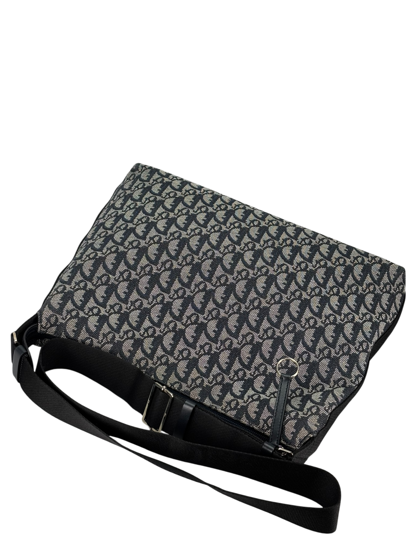CHRISTIAN DIOR - Navy Diorissimo Pochette Shoulder Bag