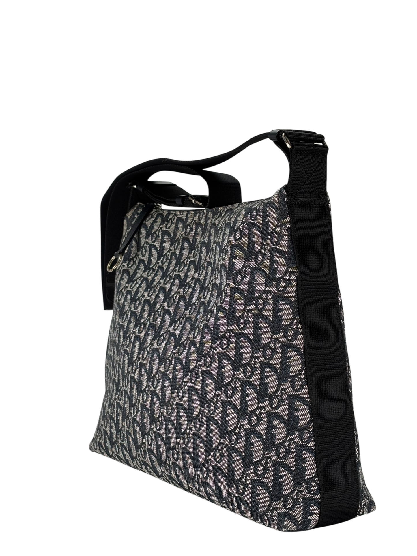 CHRISTIAN DIOR - Navy Diorissimo Pochette Shoulder Bag