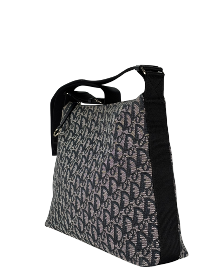 CHRISTIAN DIOR - Navy Diorissimo Pochette Shoulder Bag