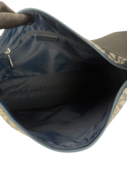 CHRISTIAN DIOR - Navy Diorissimo Pochette Shoulder Bag