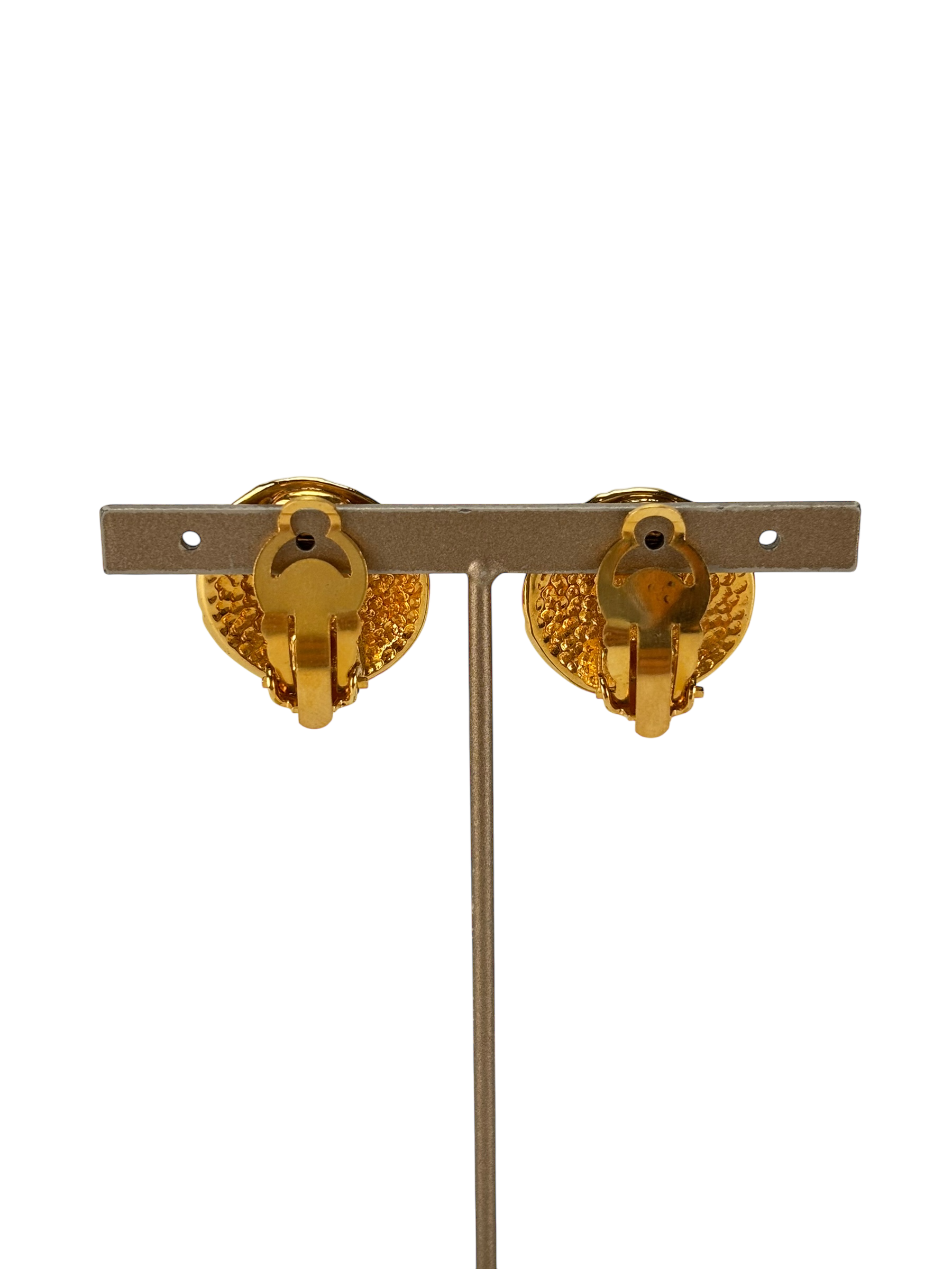 CHANEL - 95A Gold Coco Mark Earrings