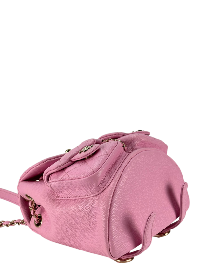 CHANEL - 23P Small Pink Cavair Backpack
