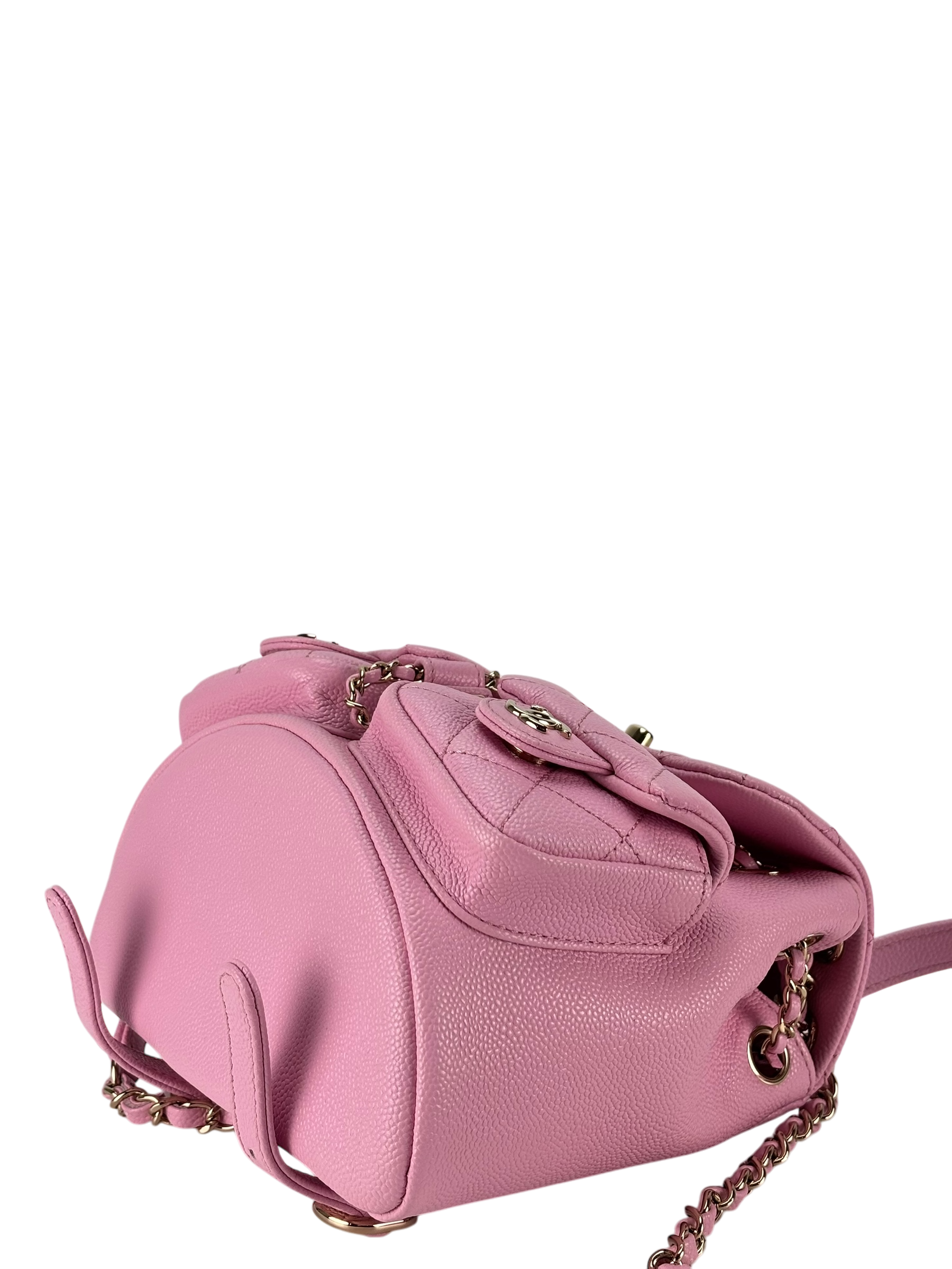 CHANEL - 23P Small Pink Cavair Backpack