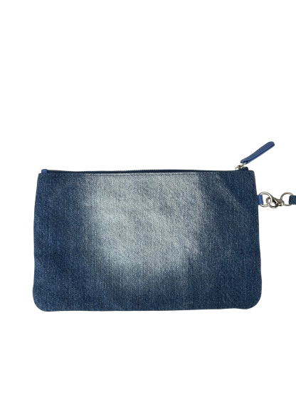 CHANEL - 22 Bag Small Denim Sliver Hardware