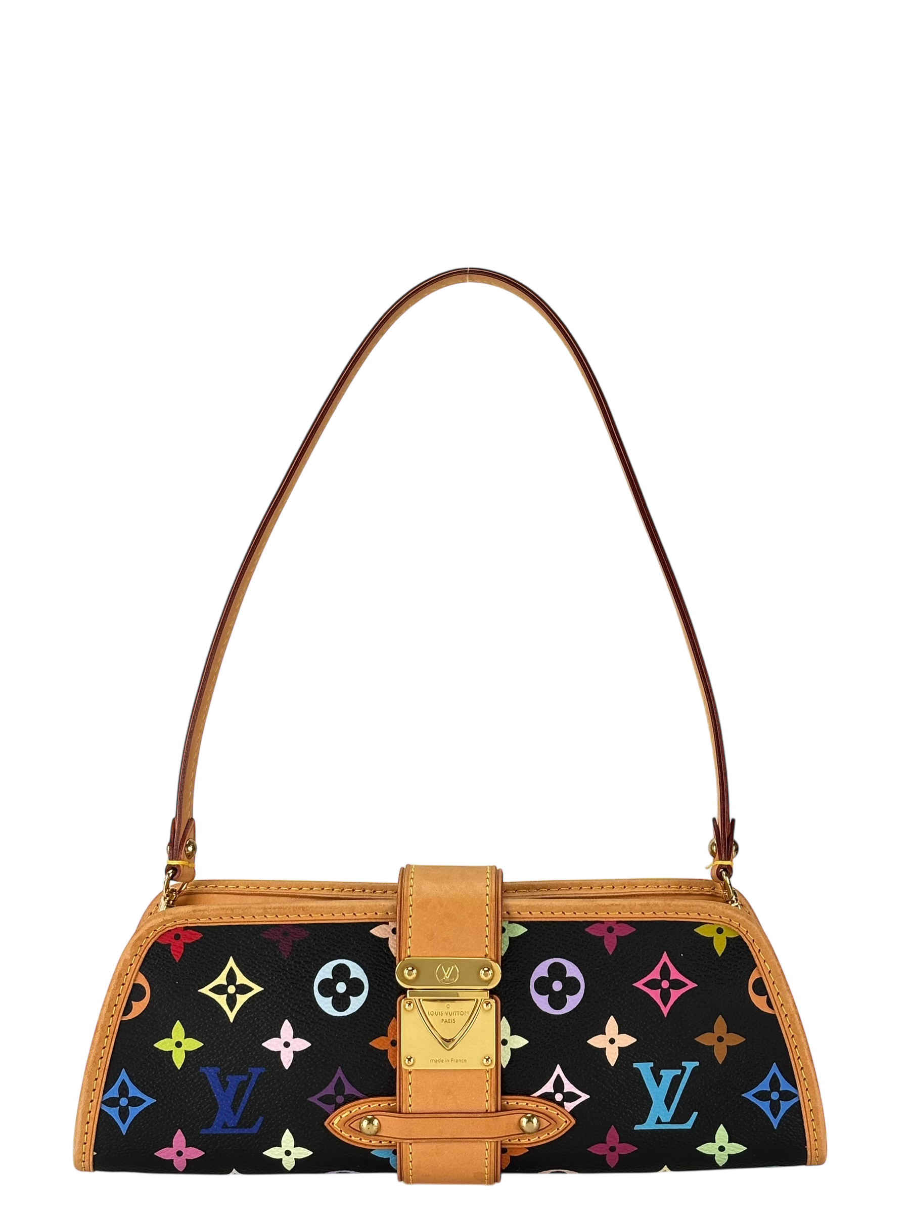 LOUIS VUITTON - Black Multicolor Shirley Bron 2way Bag