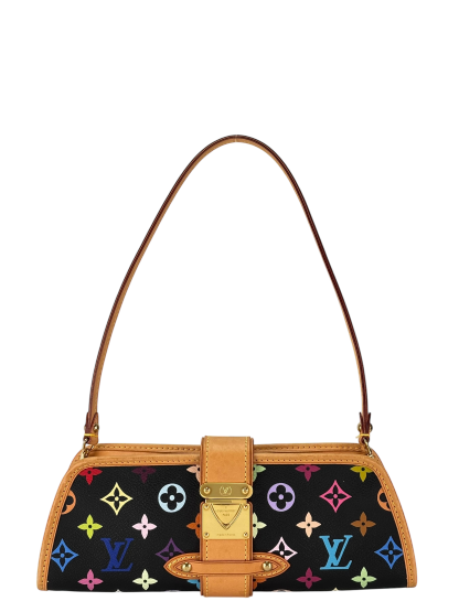 LOUIS VUITTON - Black Multicolor Shirley Bron 2way Bag