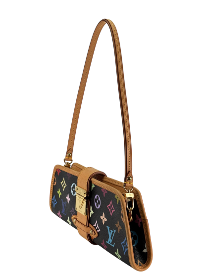 LOUIS VUITTON - Black Multicolor Shirley Bron 2way Bag
