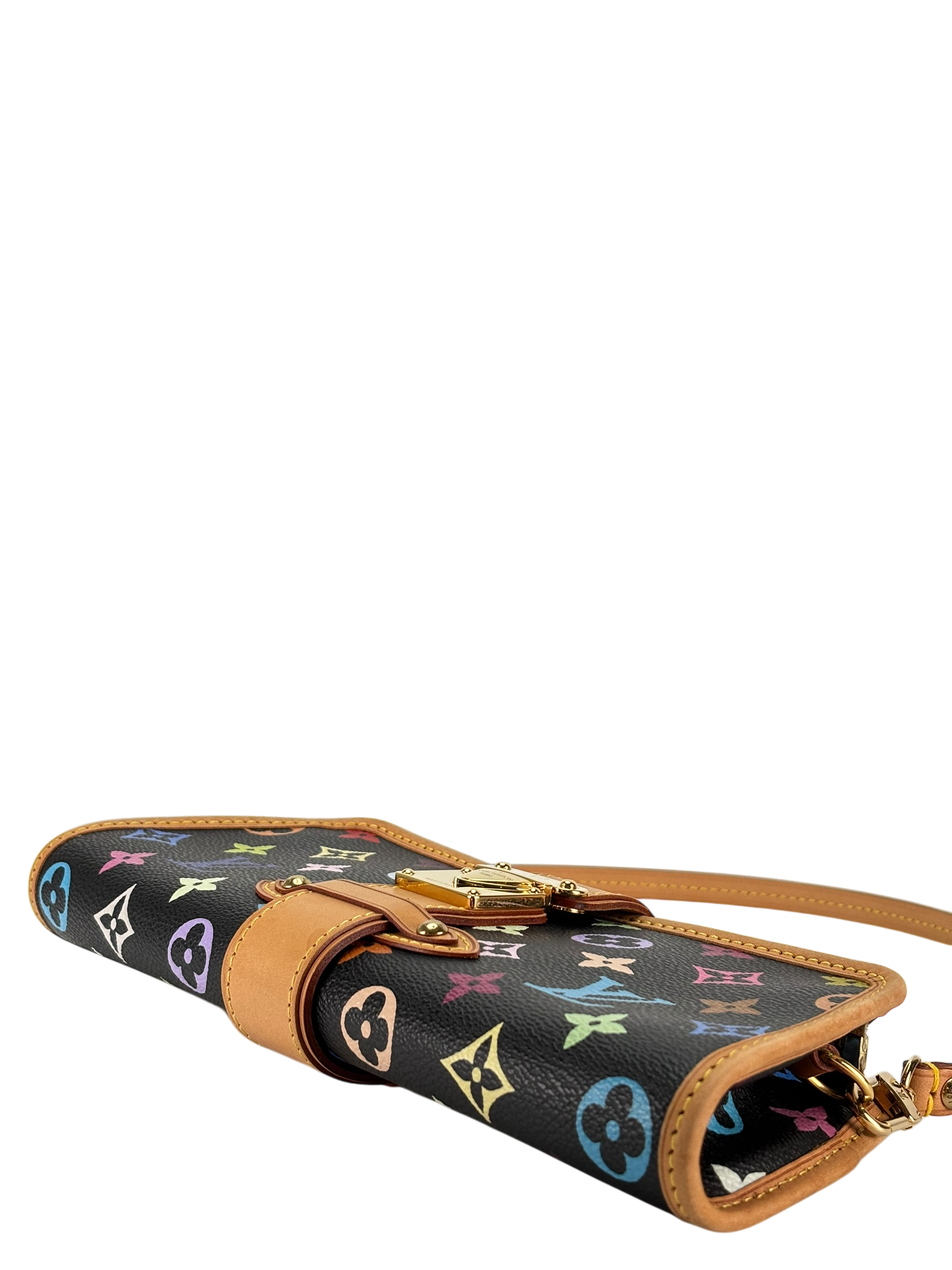 LOUIS VUITTON - Black Multicolor Shirley Bron 2way Bag